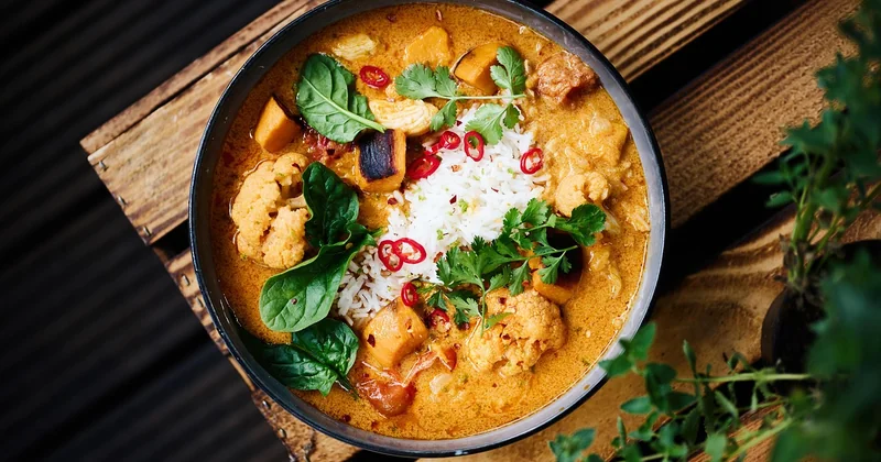 Variantes : sans lait de coco, sans tomate, à la tomate justement